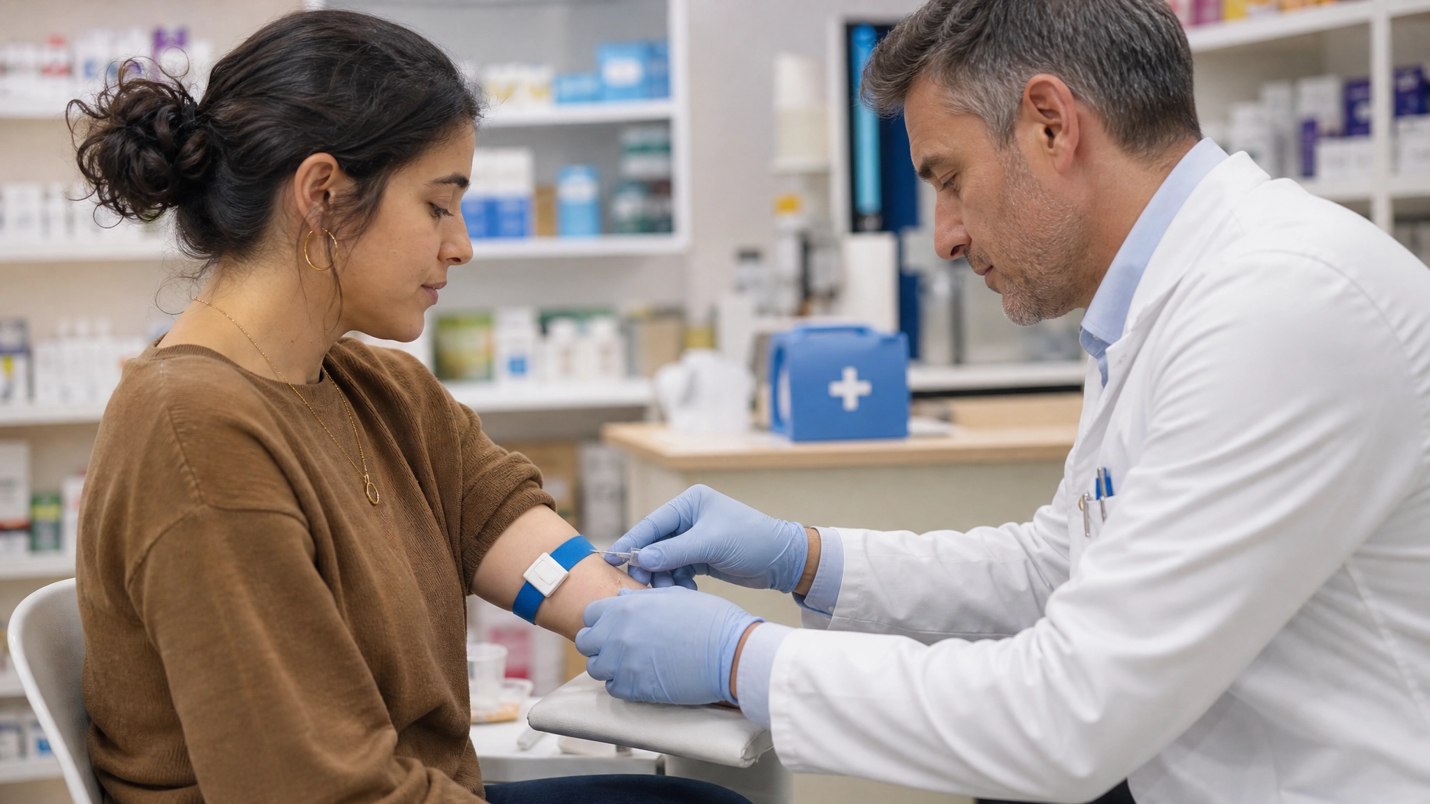 cw1 malm doctor providing medical care at clinica medica 2